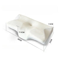 Coussin Papillon Cervical Dunian™ – Oreiller Ergonomique 2-en-1 à Mémoire de Forme