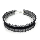 Choker dentelle noire – pendentif étoile gothique