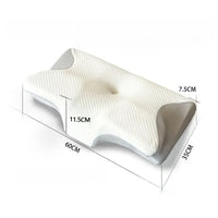 Coussin Papillon Cervical Dunian™ – Oreiller Ergonomique 2-en-1 à Mémoire de Forme