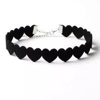 Choker dentelle noire – pendentif étoile gothique