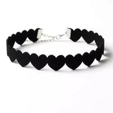 Choker dentelle noire – pendentif étoile gothique