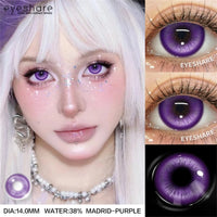 Lentilles cosplay couleur EYESHARE – annuelles