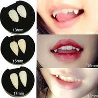 Fausses Dents de vampire Halloween, vraies simulations 
