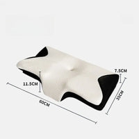 Coussin Papillon Cervical Dunian™ – Oreiller Ergonomique 2-en-1 à Mémoire de Forme