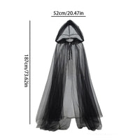 Cape noire, dimensions