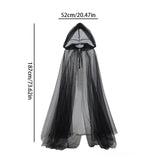 Cape noire, dimensions