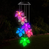Carillon éolien solaire pour une décoration satisfaisante
