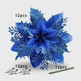 Fleur de décoration bleue