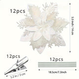 Dimensions d'une fleur de décoration