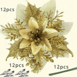 Fleur de décoration doré