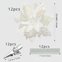 Dimensions d'une fleur de décoration