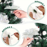 Méthode de placement de la fleur de décoration