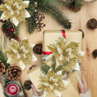 Idées de coffret de cadeau décoré avec des fleurs de décoration