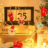 Guirlande lumineuse de noël en fer, style et placement aléatoires 