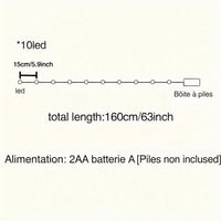Alimentation à la batterie, non incluses