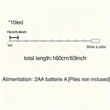 Alimentation à la batterie, non incluses