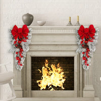 Décoration cheminée chic pour noël avec la guirlande nordique