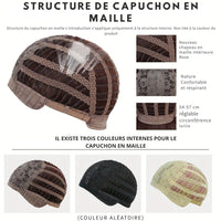 Perruque Longue Ombré Argentée – Frange & Racines Foncées
